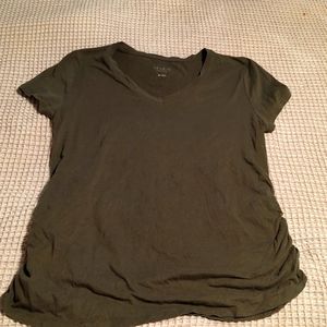 Isabel maternity shirt sleeve v neck tee